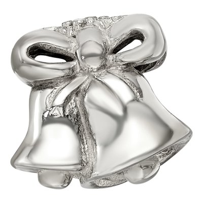 Sterling Silver Christmas Bells Bead – view 5