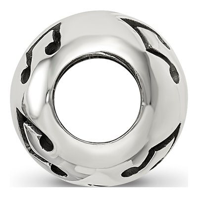 Sterling Silver Music Note Cutout Bead – view 3