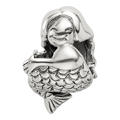 Sterling Silver Mermaid Bead – view 5