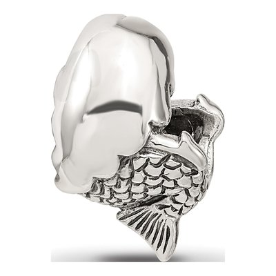 Sterling Silver Mermaid Bead – view 6