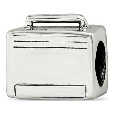 Sterling Silver Boombox Bead – view 6