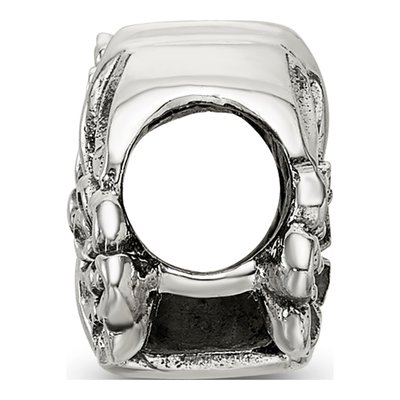 Sterling Silver Flowers Bead – view 3
