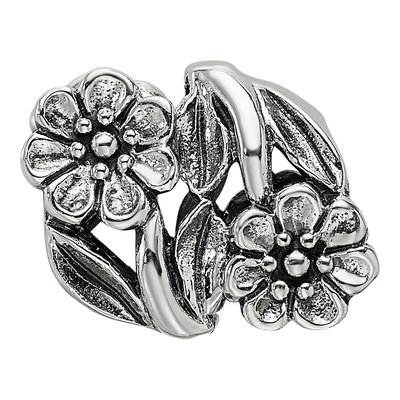 Sterling Silver Flowers Bead – view 4