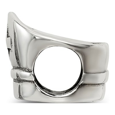 Sterling Silver Nurse Hat Bead – view 3