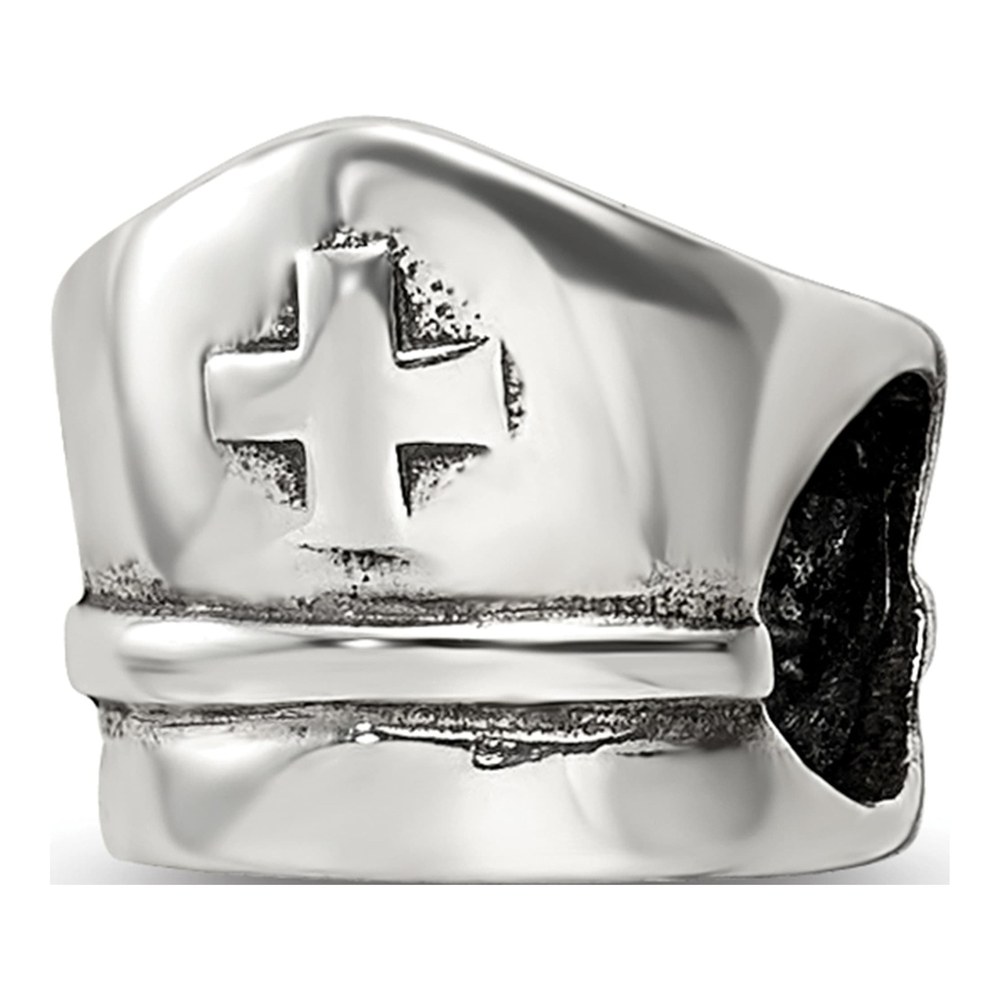 Sterling Silver Nurse Hat Bead