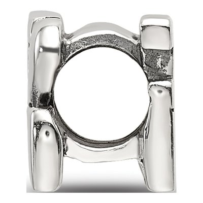 Sterling Silver I Heart MOM Bead – view 3