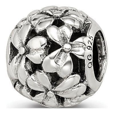 Sterling Silver Filigree Flower Bead