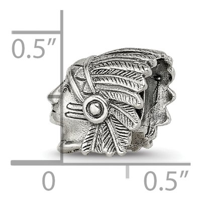 Sterling Silver Chief Bead – view 7