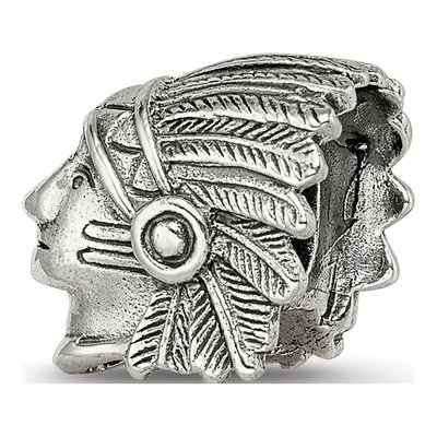 Sterling Silver Chief Bead