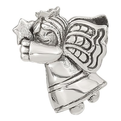 Sterling Silver Christmas Angel Bead – view 4