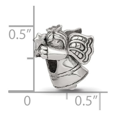 Sterling Silver Christmas Angel Bead – view 7