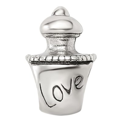 Sterling Silver Love Perfume Bottle Bead – view 6