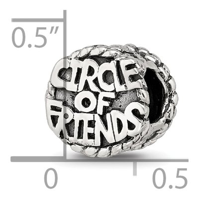 Sterling Silver Circle of Friends Bead – view 7