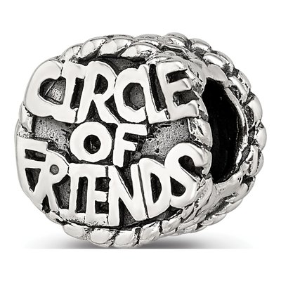 Sterling Silver Circle of Friends Bead