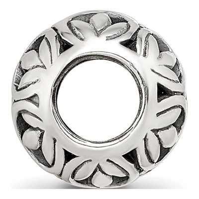 Sterling Silver CZ Filigree Bead – view 3