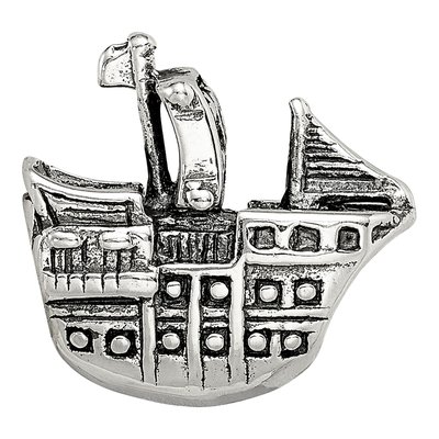 Sterling Silver Pirate Ship Bead – view 4