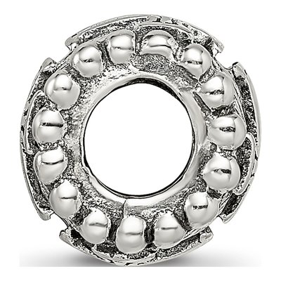 Sterling Silver Cross Spacer Bead – view 3
