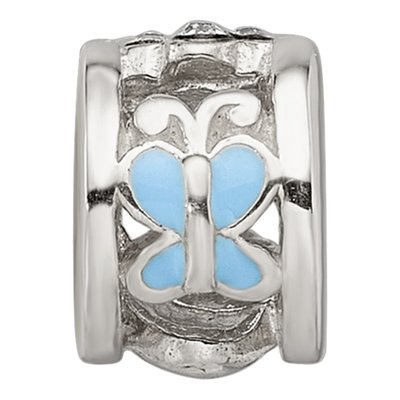 Sterling Silver Crystal Ladybug Bead – view 4