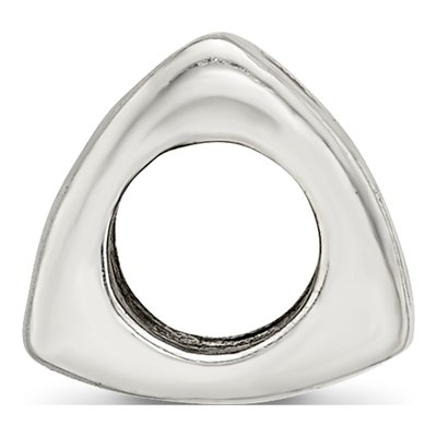 Sterling Silver Red Enamel Love You Bead – view 3