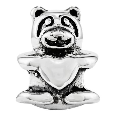 Sterling Silver Teddy Bear Bead – view 3