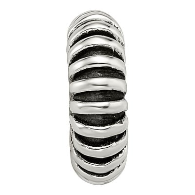 Sterling Silver Rubber Spacer Bead – view 4