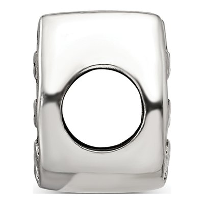 Sterling Silver Horseshoe Bead – view 3