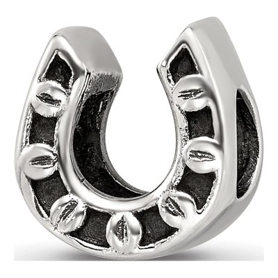 Sterling Silver Horseshoe Bead