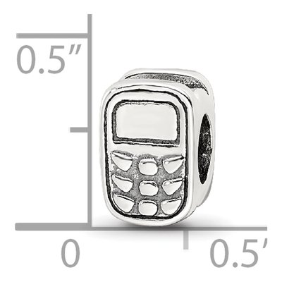 Sterling Silver Cell Phone Bead – view 6
