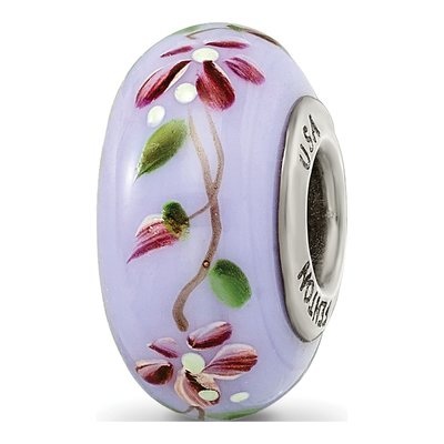 Sterling Silver Fenton Glass Sparrow Bead – view 6