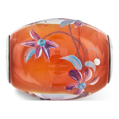 Sterling Silver Fenton Glass Bead – view 5
