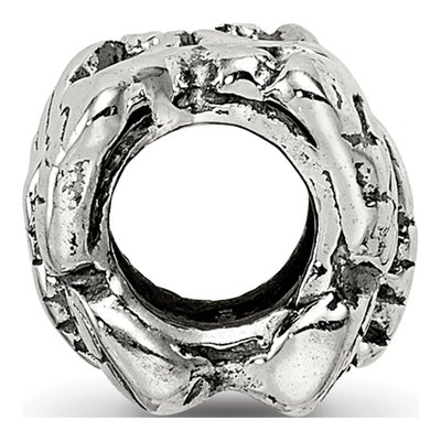 Sterling Silver Butterfly Bead – view 4