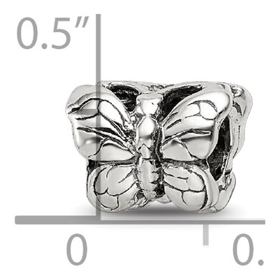 Sterling Silver Butterfly Bead – view 6