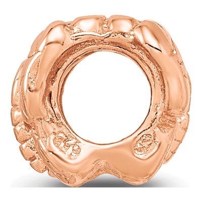 Rose Gold-Plated Sterling Silver Butterfly Bead – view 3