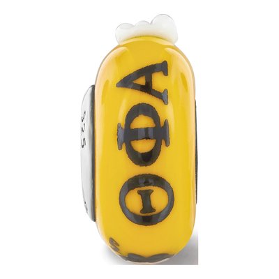 Theta Phi Alpha Sterling Silver Glass Bead – view 6