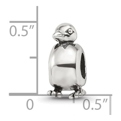 Sterling Silver Baby Bird Egg Bead – view 7