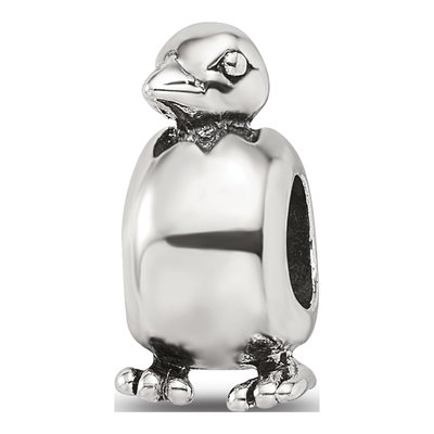 Sterling Silver Baby Bird Egg Bead