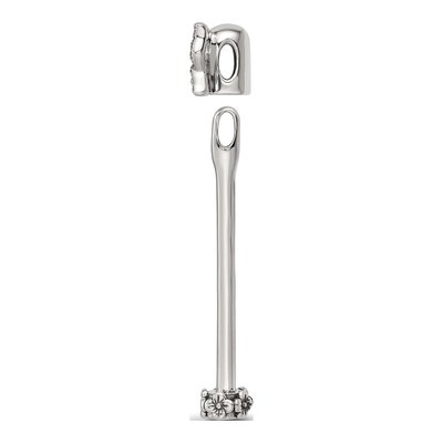 Sterling Silver Crystal Butterfly Bead – view 3