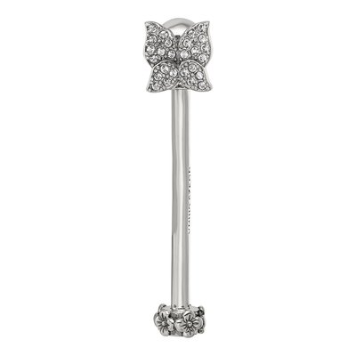Sterling Silver Crystal Butterfly Bead – view 5