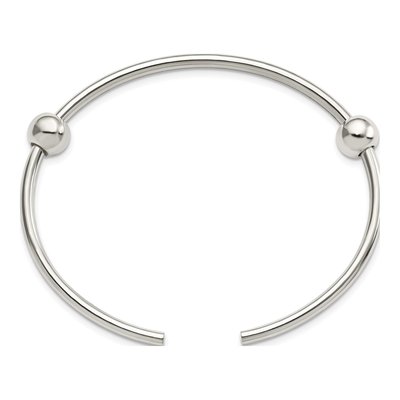 Sterling Silver Bangle Bracelet – view 3