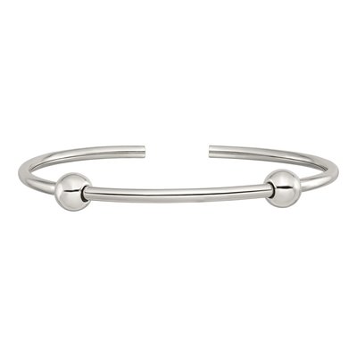 Sterling Silver Bangle Bracelet – view 4