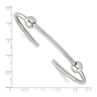 Sterling Silver Bangle Bracelet – view 5