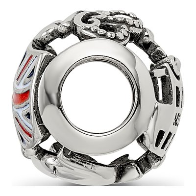 Sterling Silver England Theme Bead – view 3