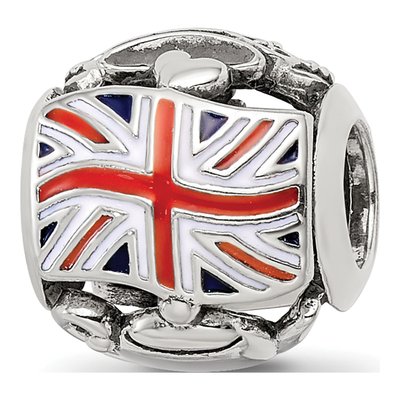 Sterling Silver England Theme Bead