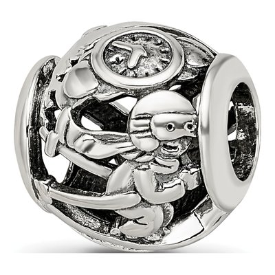 Sterling Silver Switzerland Enamel Bead – view 5