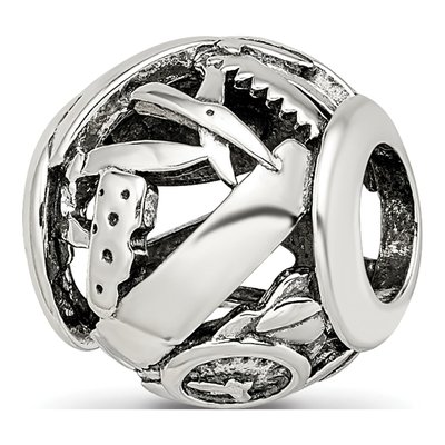 Sterling Silver Switzerland Enamel Bead – view 6