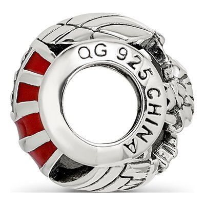 Sterling Silver Theme Enamel Bead – view 3