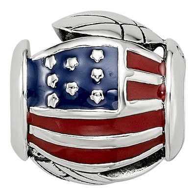 Sterling Silver Theme Enamel Bead – view 5