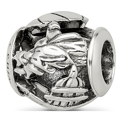 Sterling Silver Theme Enamel Bead – view 8