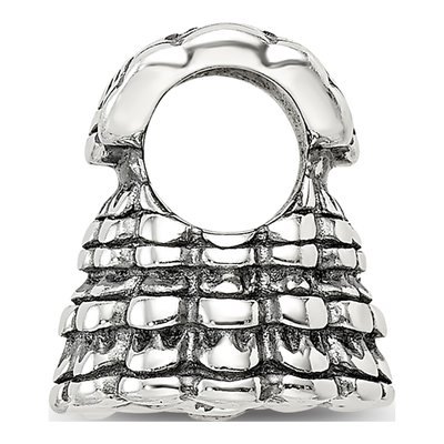 Sterling Silver Ruffled Dress Bead – view 3