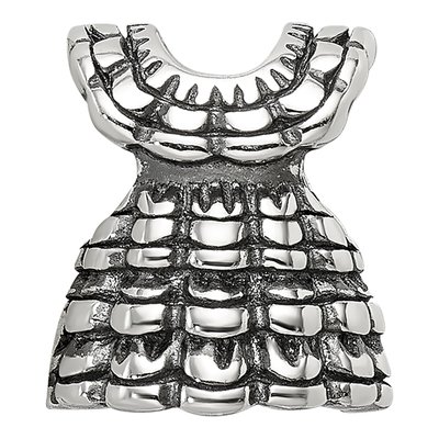 Sterling Silver Ruffled Dress Bead – view 4